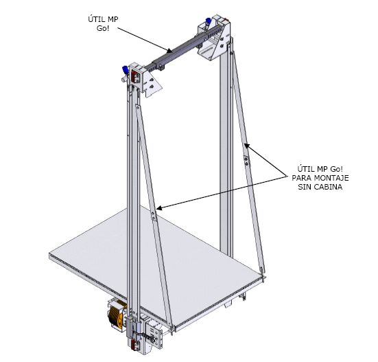 UTIL MPGO! EVOLUTION, BRACES Q<800KG,D<1650MM