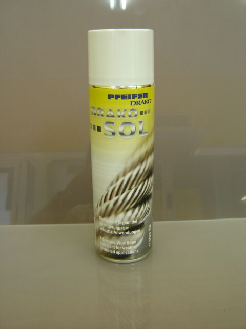 LUBRICANT ROPE DRAKO SOL SPRAY 0,5 LT